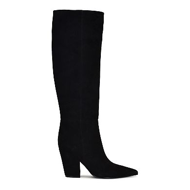 Nine West Adera Women's Wide Calf Pointed Toe Knee-High Dress Boots