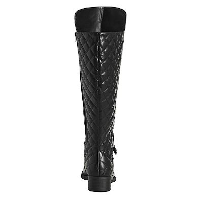 Avenue Women's Wide Width Ivory Tall Boot
