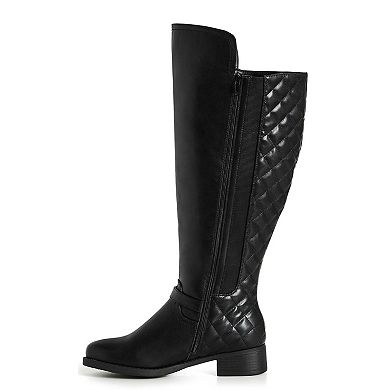 Avenue Women's Wide Width Ivory Tall Boot