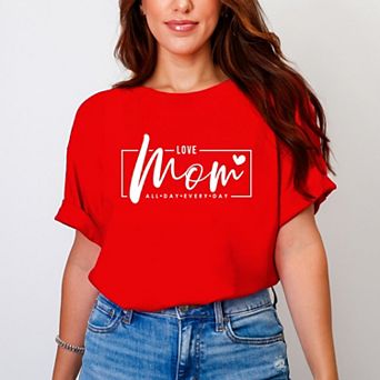 Simply Sage Market Mom, Love All Day Everyday Garment Dyed Tee
