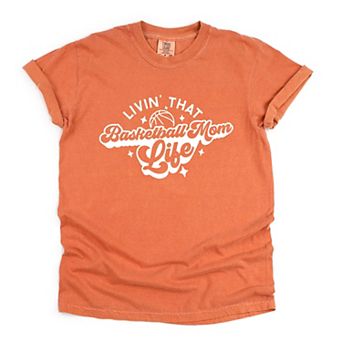 Simply Sage Market Livin' That Basketball Mom Life Garment Dyed Tee