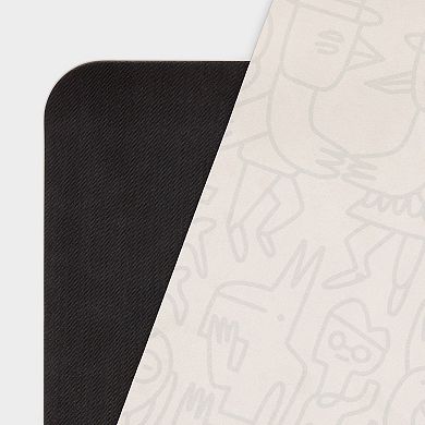 WeGym Premium Suede Yoga Mat - 4mm, 100% Natural Rubber