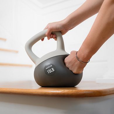 WeGym Soft Kettlebells, Impact-Resistant Base and Anti-Slip, Wide-Grip Handle - 10lbs