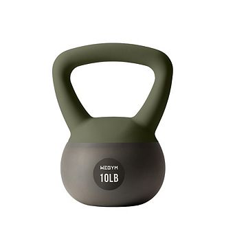 WeGym Soft Kettlebells, Impact-Resistant Base and Anti-Slip, Wide-Grip Handle - 10lbs
