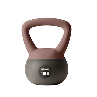 WeGym Soft Kettlebells, Impact-Resistant Base and Anti-Slip, Wide-Grip Handle - 10lbs