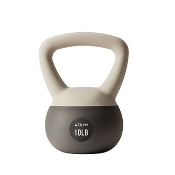 WeGym Soft Kettlebells, Impact-Resistant Base and Anti-Slip, Wide-Grip Handle - 10lbs