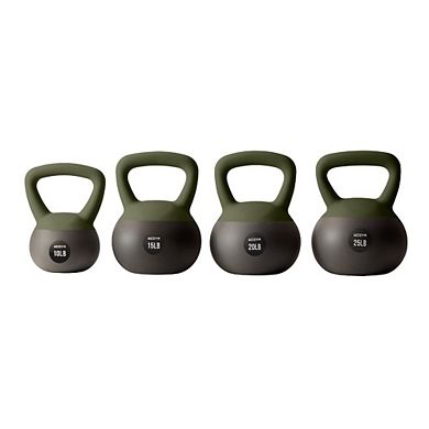 WeGym Soft Kettlebells, Impact-Resistant Base and Anti-Slip, Wide-Grip Handle- 25lbs