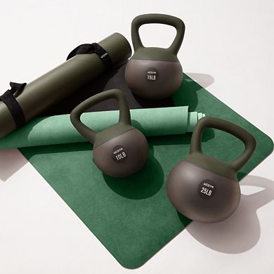WeGym Soft Kettlebells, Impact-Resistant Base and Anti-Slip, Wide-Grip Handle- 25lbs
