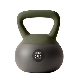 WeGym Soft Kettlebells, Impact-Resistant Base and Anti-Slip, Wide-Grip Handle- 25lbs