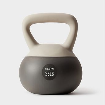 WeGym Soft Kettlebells, Impact-Resistant Base and Anti-Slip, Wide-Grip Handle- 25lbs