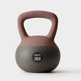 WeGym Soft Kettlebells, Impact-Resistant Base and Anti-Slip, Wide-Grip Handle - 20lbs