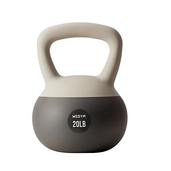 WeGym Soft Kettlebells, Impact-Resistant Base and Anti-Slip, Wide-Grip Handle - 20lbs