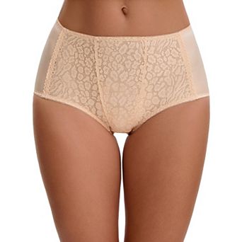 Women's Floral Lace Briefs Panties Breathable Comfortable Mid Rise Underwear
