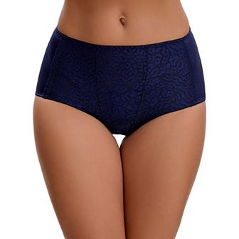 Women's Floral Lace Briefs Panties Breathable Comfortable Mid Rise Underwear