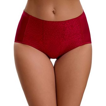Women's Floral Lace Briefs Panties Breathable Comfortable Mid Rise Underwear