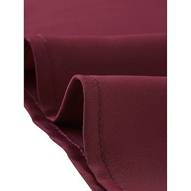 Casual Top for Women's V Neck Lace Eyelet Puffy Short Sleeve Work Blouse