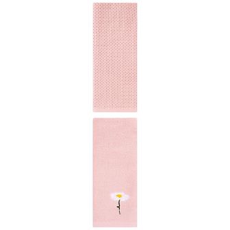 2 pc Cotton Hand Towel Set, Soft Towels for Bathroom, Hotel and Spa 13"x30"