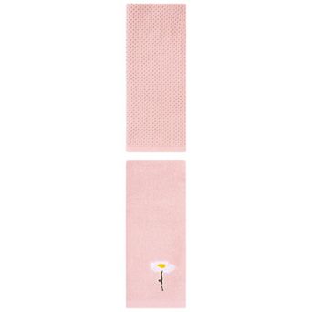 2 pc Cotton Hand Towel Set, Soft Towels for Bathroom, Hotel and Spa 13"x30"