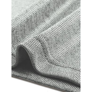 Metallic Tank Top for Women's Cowl Neck Ruched Sleeveless Party Shiny Blouse Shirts