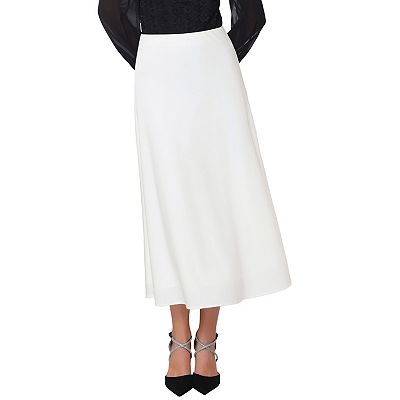 Women's Satin Maxi Skirt High Waist Formal A-Lined Evening Cocktail Mermaid  Skirts