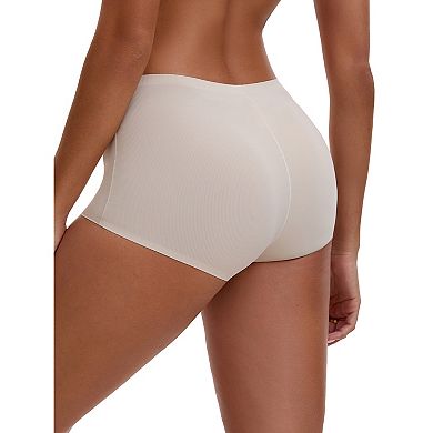 Women's High Waist Seamless Boyshorts Elastic Waistband Ice Silk Breathable Comfy Shorts