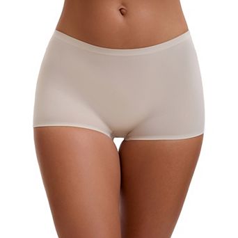 Women's High Waist Seamless Boyshorts Elastic Waistband Ice Silk Breathable Comfy Shorts