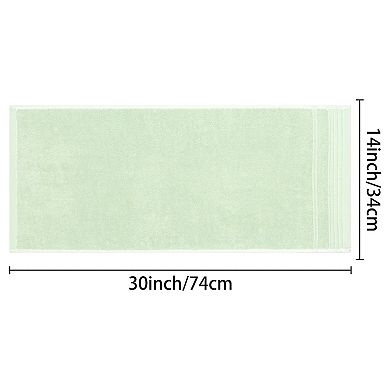2Pcs Striped Hand Towel Set, Comfort and Quick Drying Towels for Bathroom, Gym, Camp 14"x30"