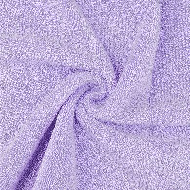 2Pcs Striped Hand Towel Set, Comfort and Quick Drying Towels for Bathroom, Gym, Camp 14"x30"