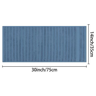 2Pcs Cotton Hand Towels for Bathroom, Decorative Comfort Towel Set 14"x30"