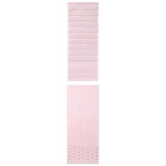 2 pc Cotton Hand Towels for Bathroom, Decorative Comfort Towel Set 14"x30"