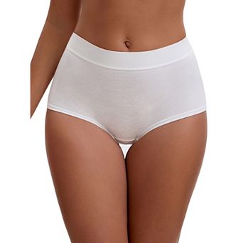 Women's High Waist Tummy Control Elastic Waistband Comfortable Boyshorts