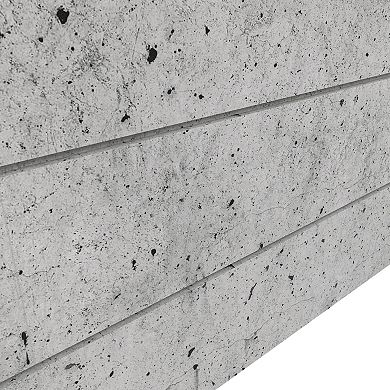 Leisuremod Oasis Series Rectangle Poly Stone Planter in White 15.7 x 13.8 35.8 Long