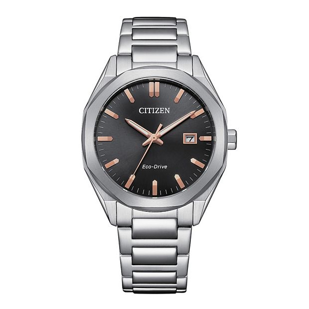 Citizen Eco-Drive Men's Stainless Steel Bracelet Watch - BM7620-83E