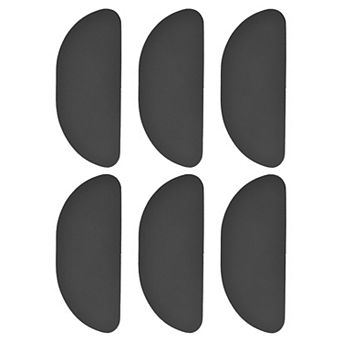 6 pc Refrigerator Drip Catcher, Non-slip Fridge Water Dispenser Drip Tray Black