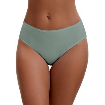 Women's Cotton Mid-Waisted Briefs Full Coverage Comfortable Classic Underwear