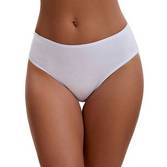 Women's Cotton Mid-Waisted Briefs Full Coverage Comfortable Classic Underwear