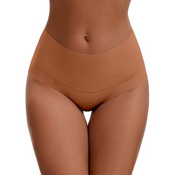 Women's High Waist Tummy Control Full Coverage Briefs Breathable and Comfortable Panties