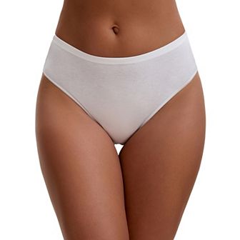 Women's Elastic Waistband Mid-Waisted Briefs Full Coverage Classic Comfortable Underwear