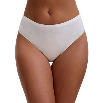 Women's Elastic Waistband Mid-Waisted Briefs Full Coverage Classic Comfortable Underwear