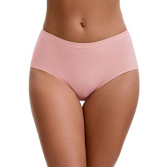 Women's Mid-Waisted Loose Elastic Waistband Full Coverage Comfortable Classic Briefs
