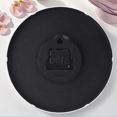 Simple Wall Clock, Big Numerals, Silent Non-Ticking Modern Battery Operated, 12x12x1.6 Inch