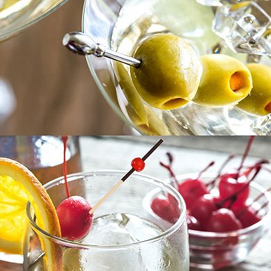 Cocktail Toothpicks, 200Pcs Hollow Star Shape Long Fruit Stick Decorative Cocktail Skewers Pick