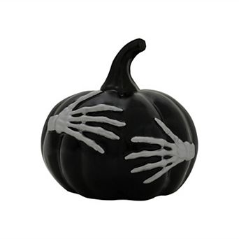 Celebrate Together™ Skeleton Hands Ceramic Pumpkin Table Decor