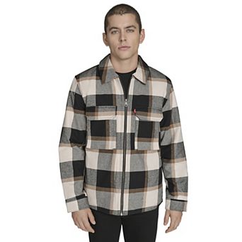 Men's Levi's® Cotton Plaid Filled Shacket