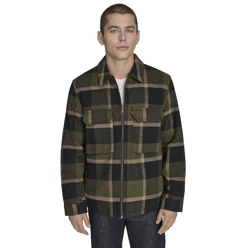 Men's Levi's® Cotton Plaid Filled Shacket,