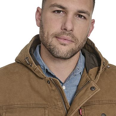 Men's Levi's Cotton Hooded Work Jacket