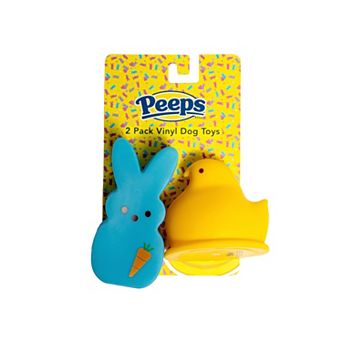 Woof Peeps Vinyl Dog Toy 2-Pack