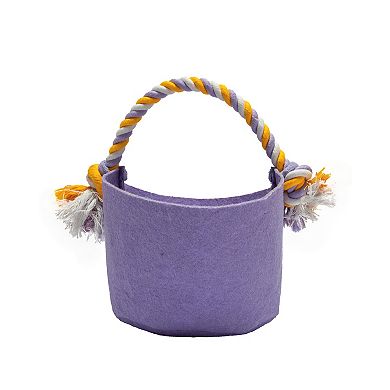 Woof Plush Easter Basket Pet Toy Set