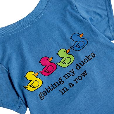 Woof Ducks In a Row Graphic Tee for Pets