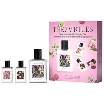 The 7 Virtues Gourmand Vanilla Layering Perfume Set with Cherry & Lychee